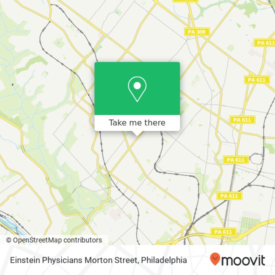 Mapa de Einstein Physicians Morton Street
