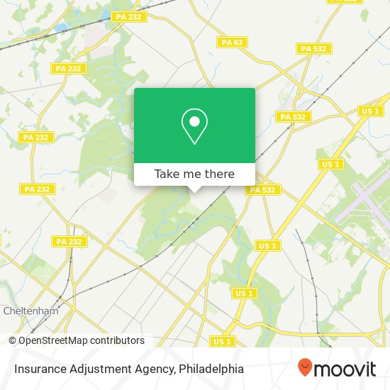 Insurance Adjustment Agency map