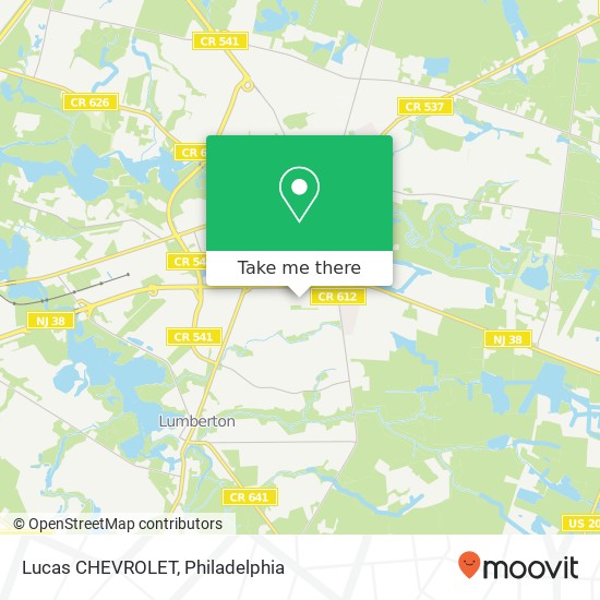 Lucas CHEVROLET map