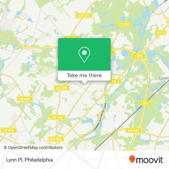 Lynn Pl map