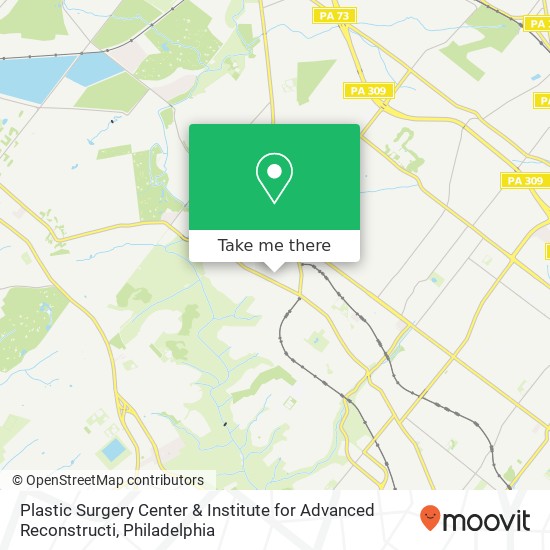Plastic Surgery Center & Institute for Advanced Reconstructi map