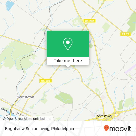 Mapa de Brightview Senior Living