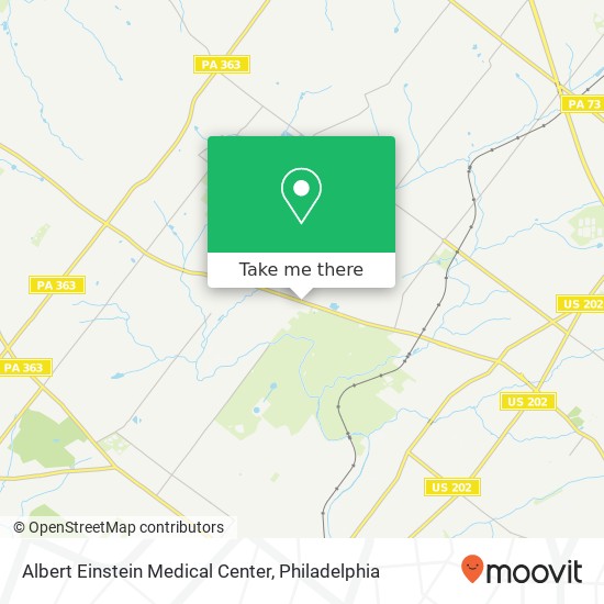 Mapa de Albert Einstein Medical Center