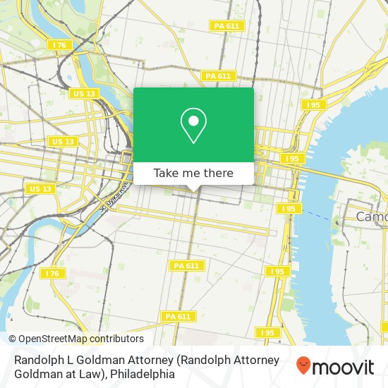 Mapa de Randolph L Goldman Attorney (Randolph Attorney Goldman at Law)