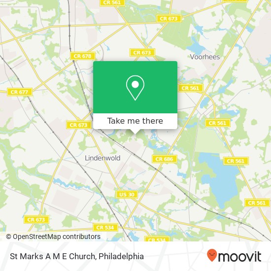 St Marks A M E Church map