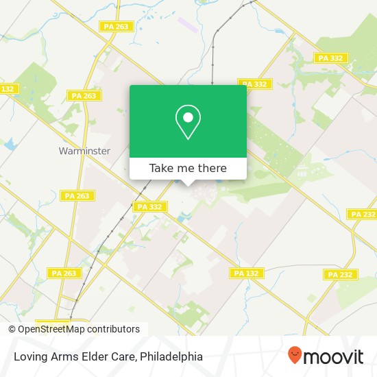 Mapa de Loving Arms Elder Care