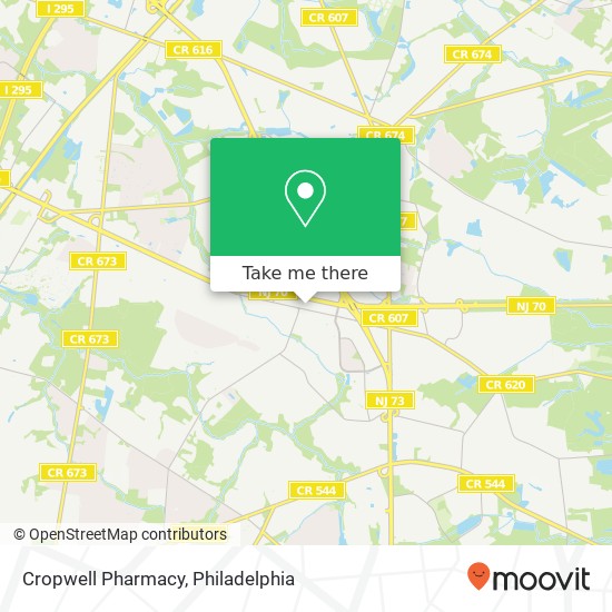Cropwell Pharmacy map