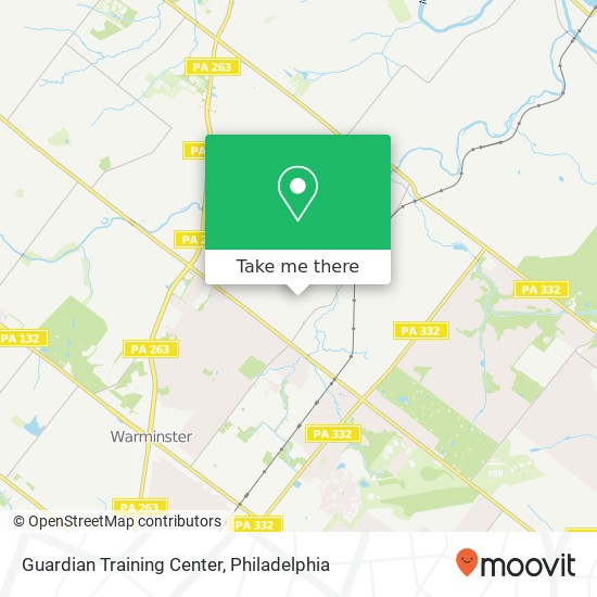 Guardian Training Center map