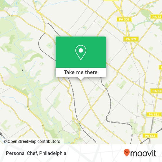 Personal Chef map