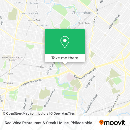 Red Wine Restaurant & Steak House map