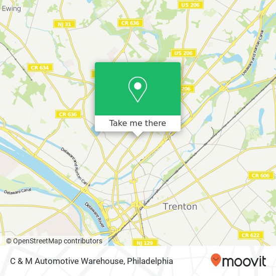 C & M Automotive Warehouse map