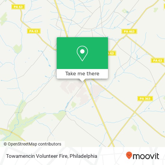 Mapa de Towamencin Volunteer Fire