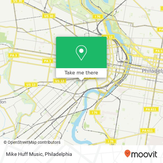 Mike Huff Music map