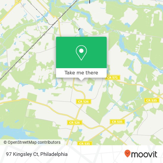 97 Kingsley Ct map