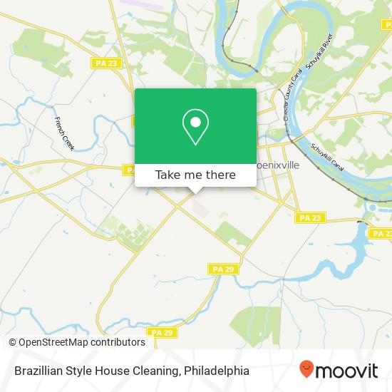 Brazillian Style House Cleaning map