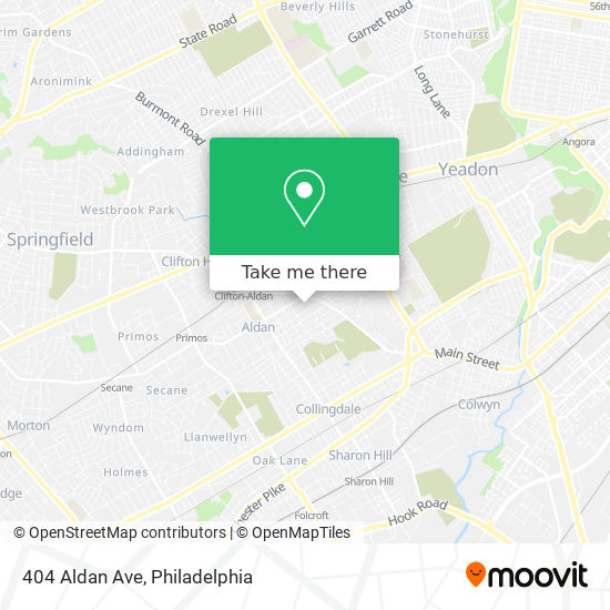 Mapa de 404 Aldan Ave