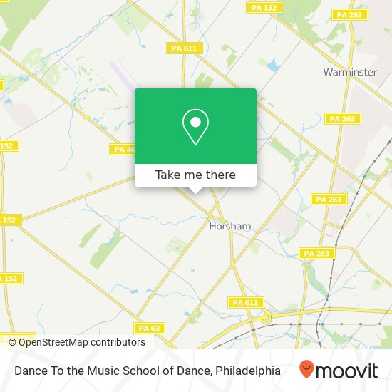 Dance To the Music School of Dance map