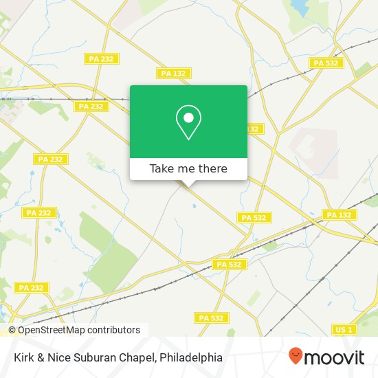 Kirk & Nice Suburan Chapel map