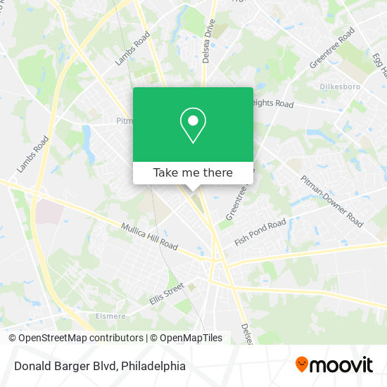 Donald Barger Blvd map