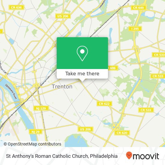 Mapa de St Anthony's Roman Catholic Church