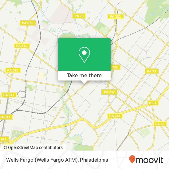 Mapa de Wells Fargo (Wells Fargo ATM)