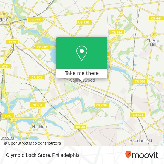 Olympic Lock Store map
