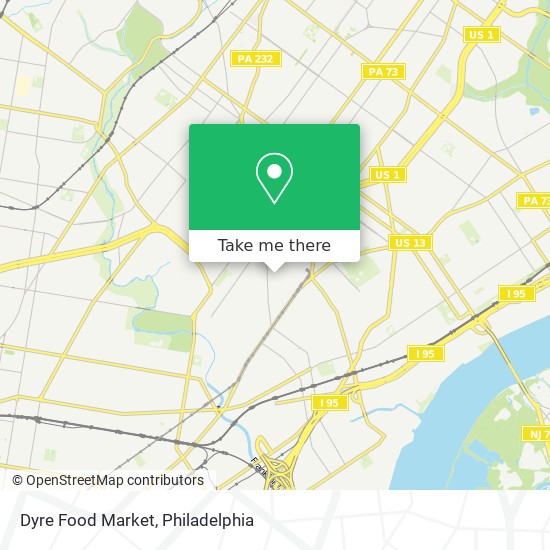 Mapa de Dyre Food Market