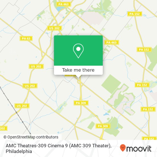 AMC Theatres-309 Cinema 9 (AMC 309 Theater) map