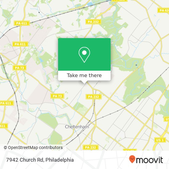 Mapa de 7942 Church Rd