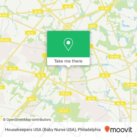 Mapa de Housekeepers USA (Baby Nurse USA)