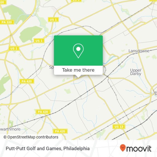 Putt-Putt Golf and Games map