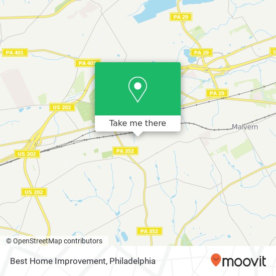 Mapa de Best Home Improvement