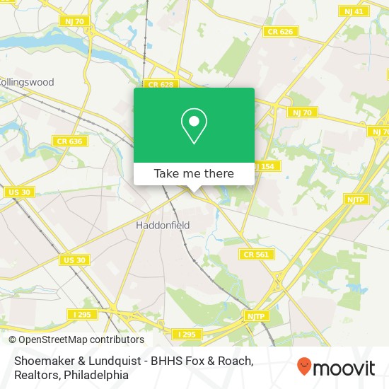 Shoemaker & Lundquist - BHHS Fox & Roach, Realtors map