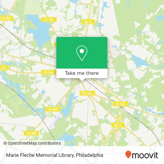 Mapa de Marie Fleche Memorial Library