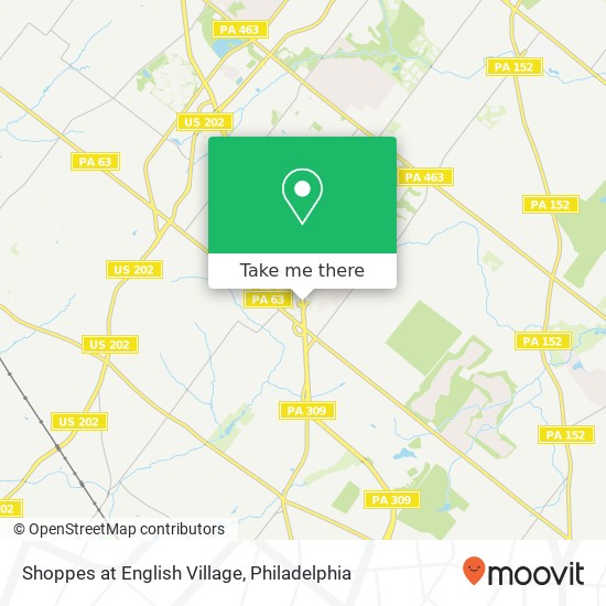 Shoppes at English Village map