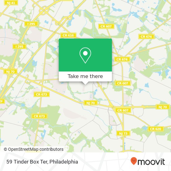59 Tinder Box Ter map