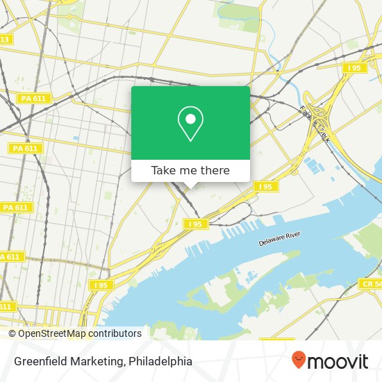 Greenfield Marketing map