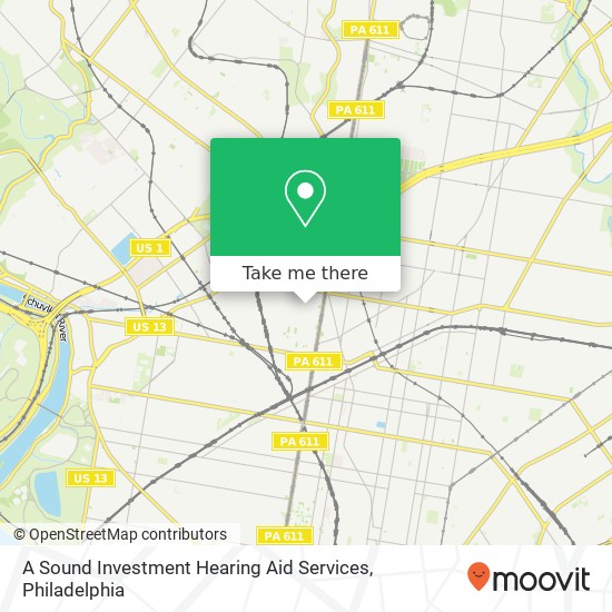 Mapa de A Sound Investment Hearing Aid Services