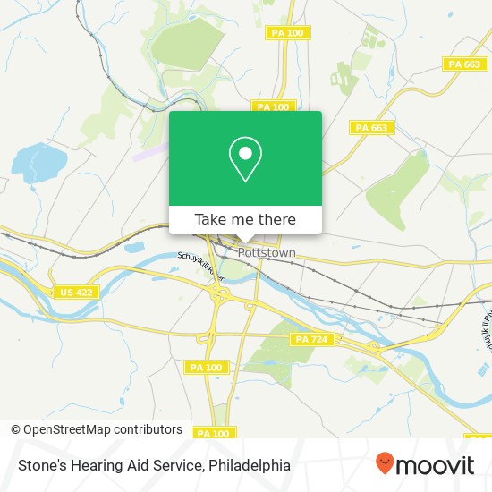 Stone's Hearing Aid Service map