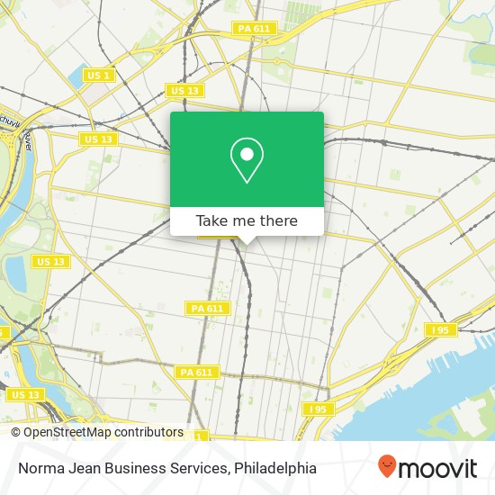 Mapa de Norma Jean Business Services