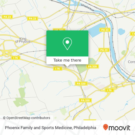 Mapa de Phoenix Family and Sports Medicine