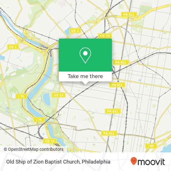 Old Ship of Zion Baptist Church map