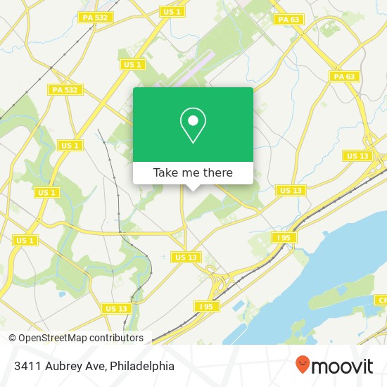 3411 Aubrey Ave map