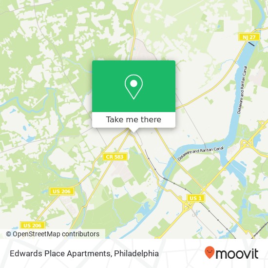 Mapa de Edwards Place Apartments