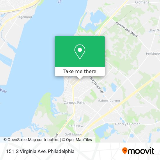 151 S Virginia Ave map