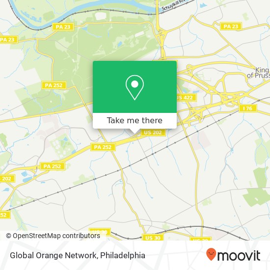 Mapa de Global Orange Network