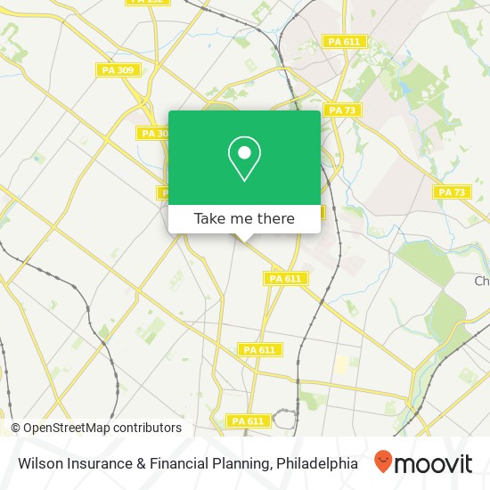 Wilson Insurance & Financial Planning map