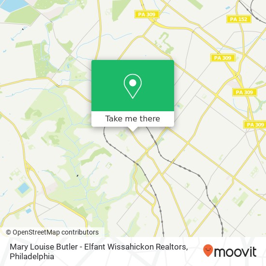 Mary Louise Butler - Elfant Wissahickon Realtors map