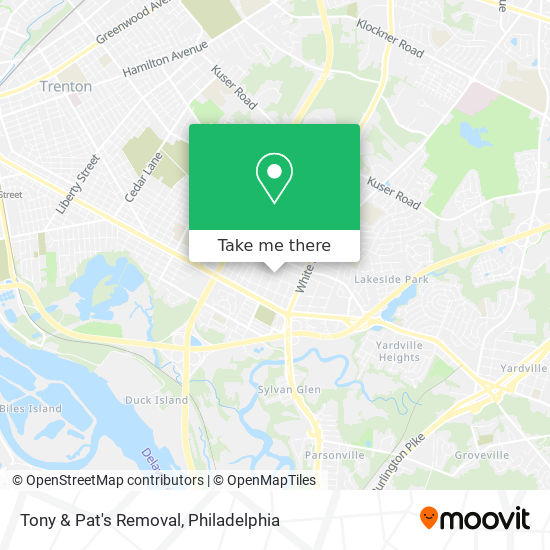 Mapa de Tony & Pat's Removal