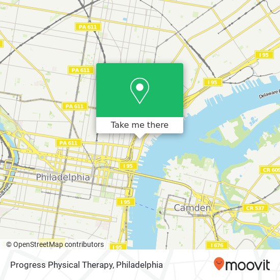 Progress Physical Therapy map